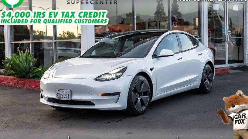 TESLA MODEL 3 2021 5YJ3E1EAXMF001881 image